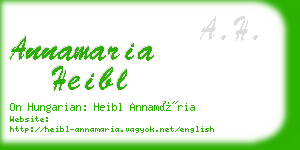 annamaria heibl business card
